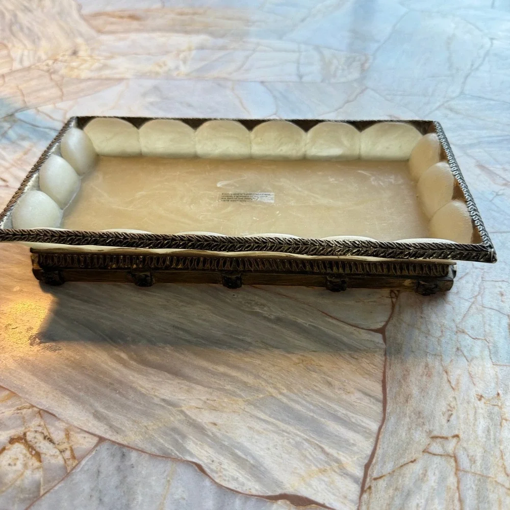 Decorative Tray Vanity Catch All Trinket Dish Antique Style Ornate